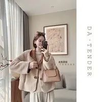 DA·Tender【格林兰冬暖双面毛绒外套】厚实柔软仿泰迪毛内拼麂皮绒