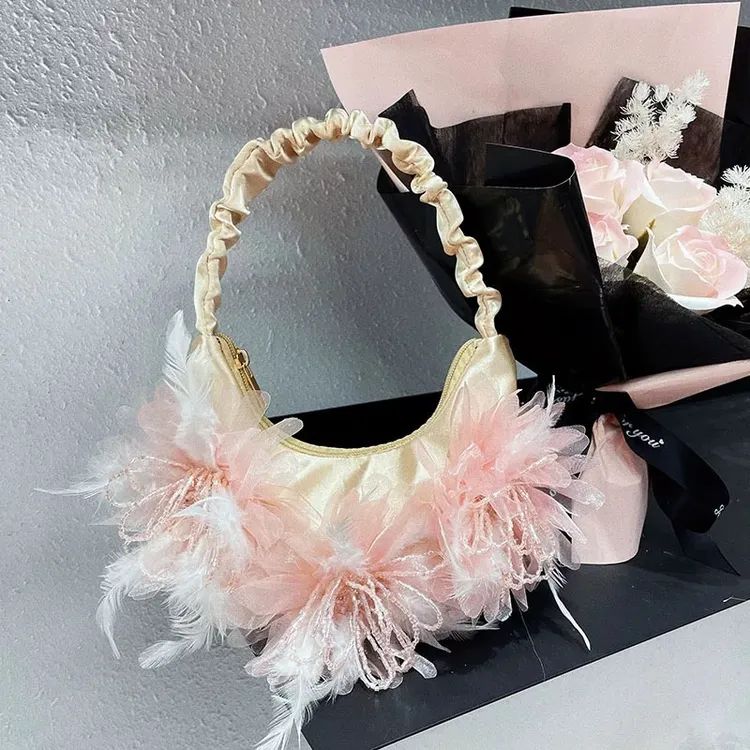 果果家 单根植物花卉手提包甜美淑女拎包显瘦网红时尚