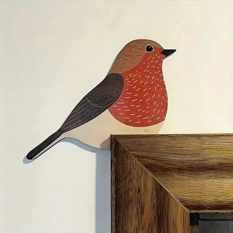 小众设计门框装饰小鸟装饰贴玄关开关装饰壁饰