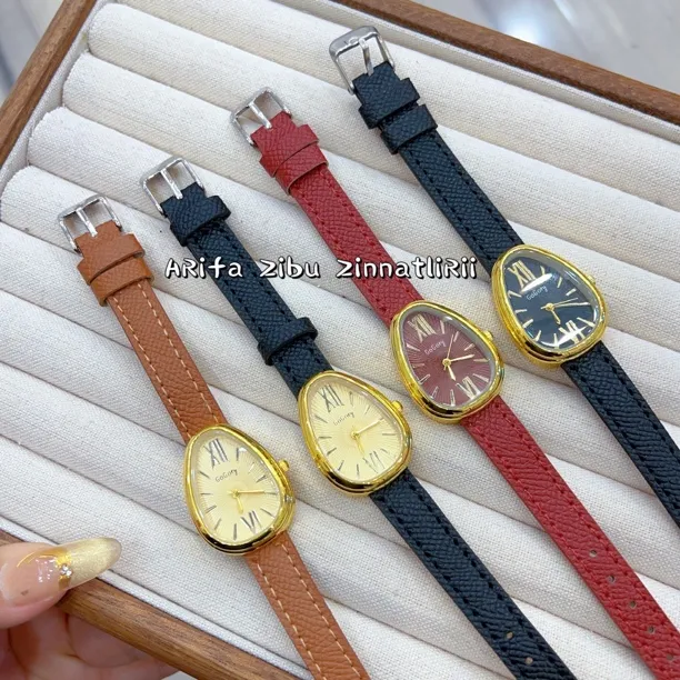 阿热发新款时尚百搭气质个性手表女士气质简约潮流防水复古小众