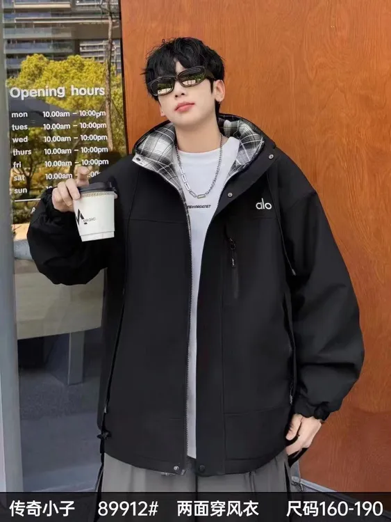 （两面穿外套）秋冬款潮牌青少年外套