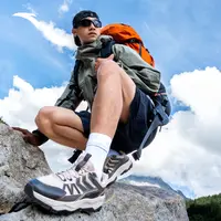 安踏探山户外登山徒步鞋男女鞋防泼水防滑运动鞋专业越野鞋跑步鞋