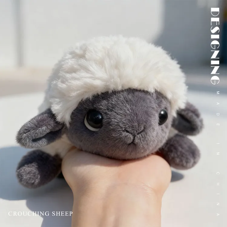 可爱黑脸羊卡通小羊奥利毛绒玩具豆袋公仔抱枕玩偶礼物生日礼物