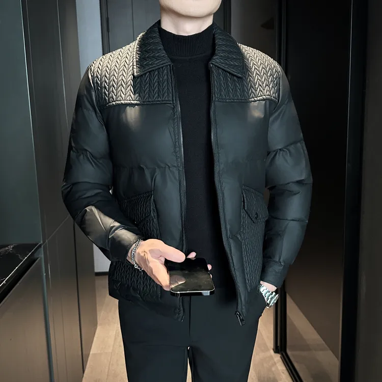 潮牌加厚棉服男冬季潮流休闲棉袄2025新款高级感痞帅男士棉衣外套