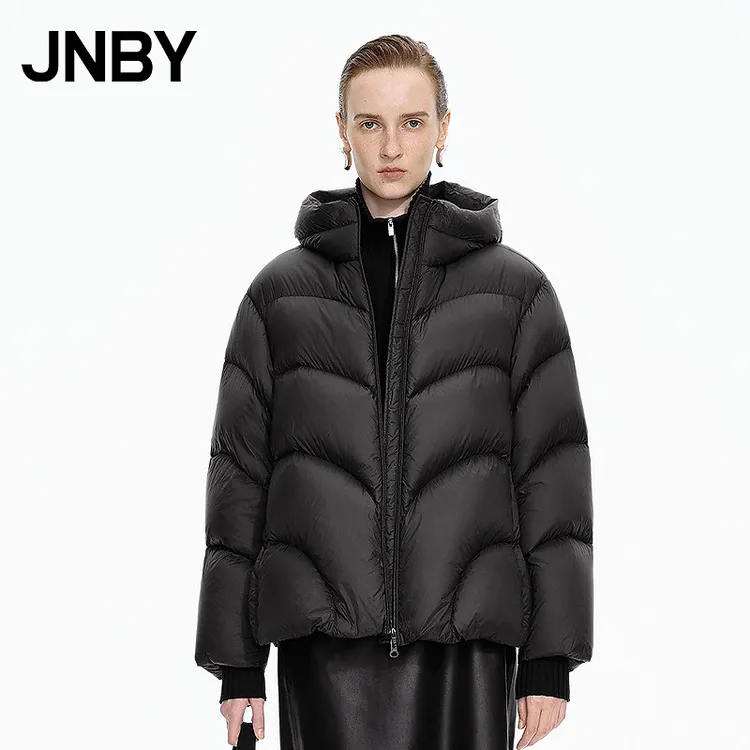 【商场同款】JNBY/江南布衣25冬新品羽绒服宽松长袖连帽5P0C10440