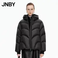 【新品9折预售】JNBY/江南布衣25冬新品羽绒服宽松连帽5P0C10440