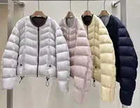 FUJIA STYLE新款时尚百搭简约气质休闲圆领羽绒服YR6882