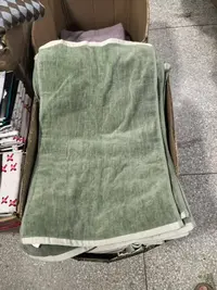 《厚广家》3楼40×60绿色全棉毛巾 白边款 发3张 微瑕疵