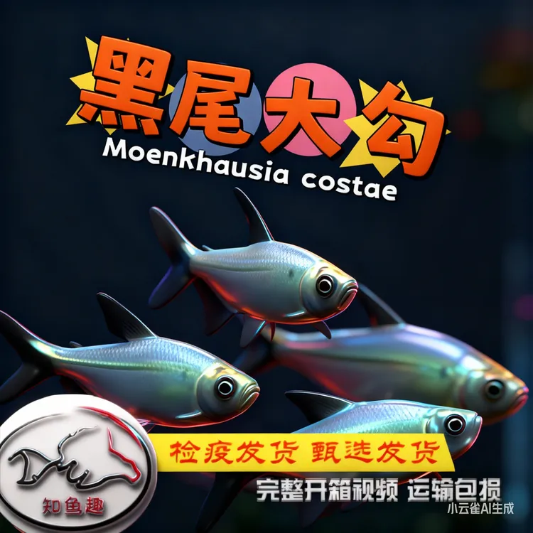 黑尾大勾群游鱼草缸小型鱼热带观赏鱼新手混养耐活包邮