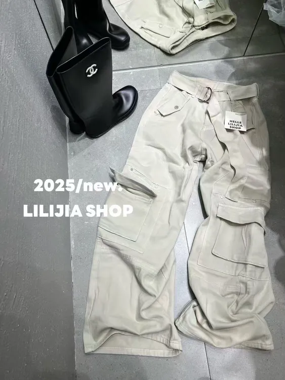 LILI新款 超爱这个工装休闲裤 很特别 颜色也好看的