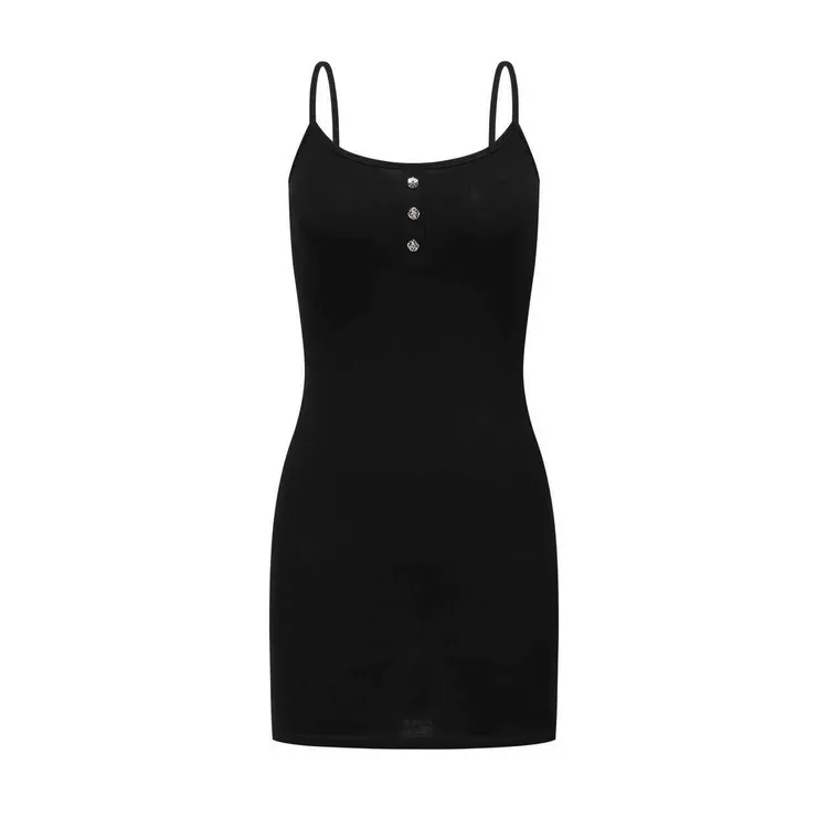 Okkaido Essential Tank Dress 基础款黑色吊带裙