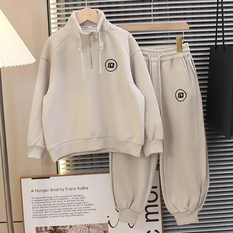儿童装男童套装秋装2025新款春秋款中大童外套休闲衣服秋季男孩潮