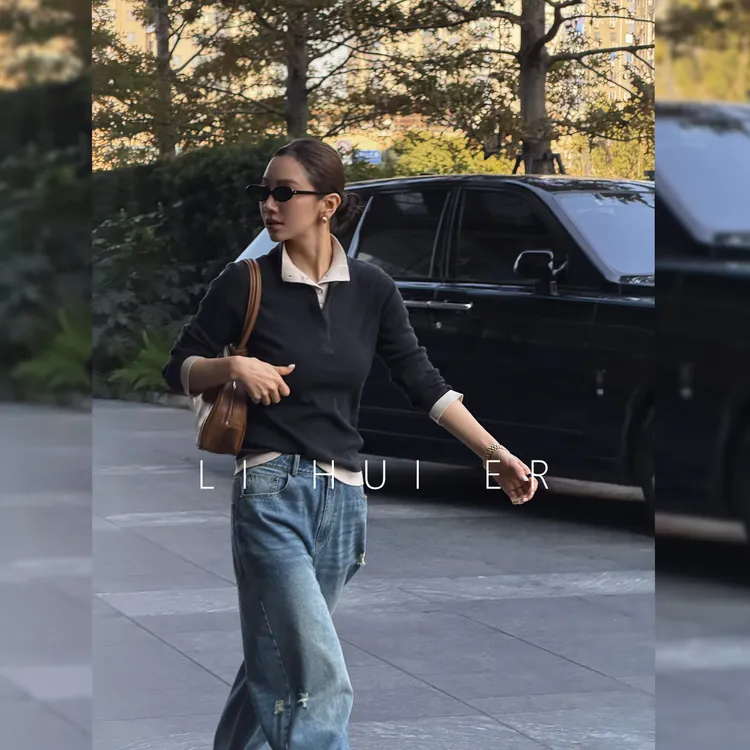 Li Hui Er 李慧儿【薄荷生巧】冬款时尚百搭保暖舒适针织衫3081