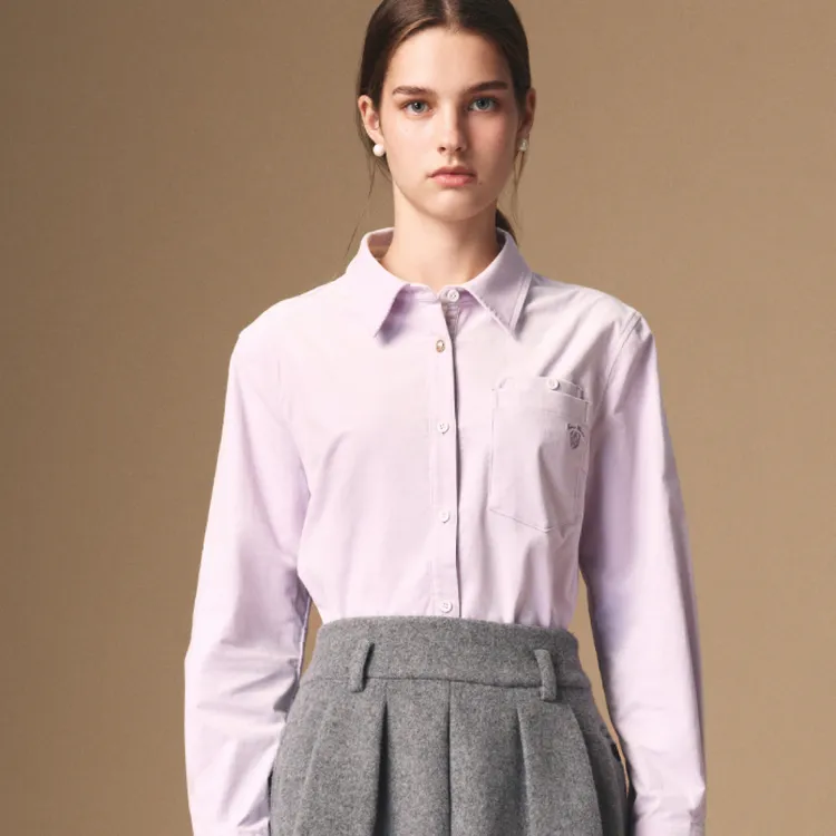 Teenie Weenie小熊衬衫女25年冬季新款TTYA254TW1K