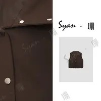 Syan【独家记忆】极简风宽松型暗扣常规款马夹休闲女装马甲
