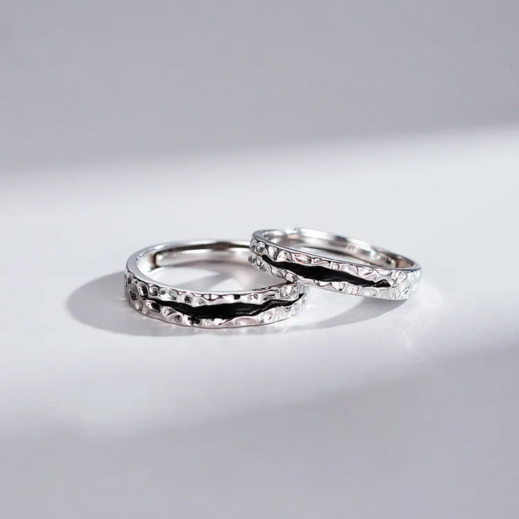 深渊情侣戒指一对男女款对戒小众设计礼物d3