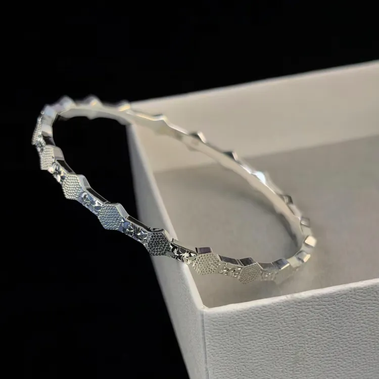 足银手镯 足银9999实心圆手镯优雅气质清新秀气纯银显白轻奢百搭