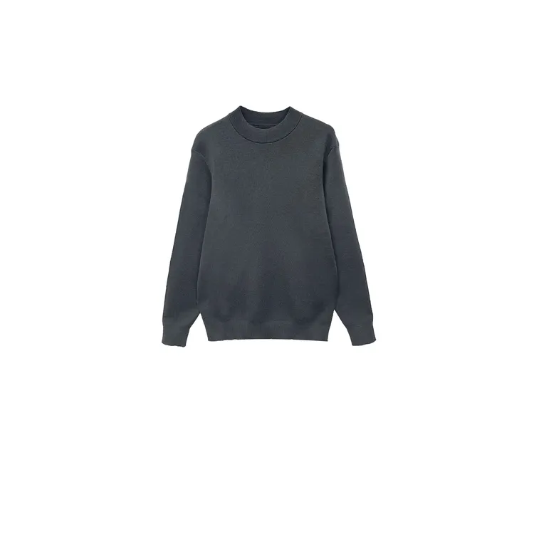 【亚楠本楠】先生针织◆男款精纺羊毛休闲风加厚保暖套头针织衫8812