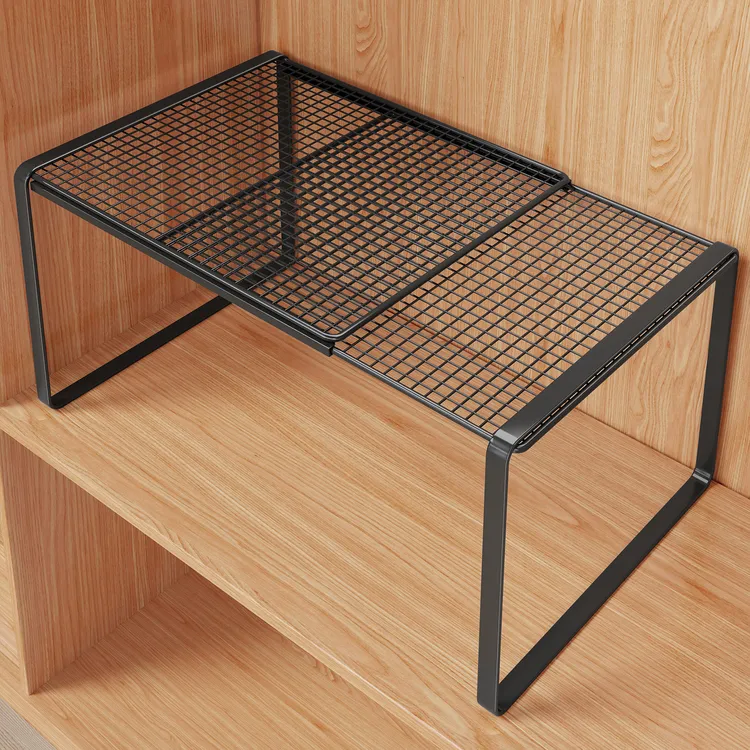 衣柜分层隔板柜内可伸缩衣物分层收纳整理架儿卫生洞洞板置物架