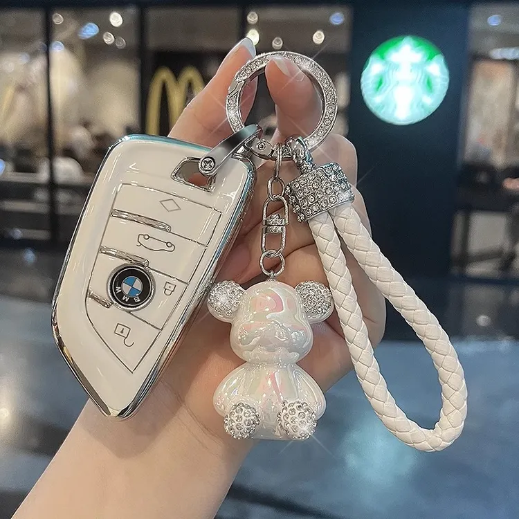 适用宝马新4系钥匙套四425i430i/2系225i M240i大刀锋i4/M2车扣壳