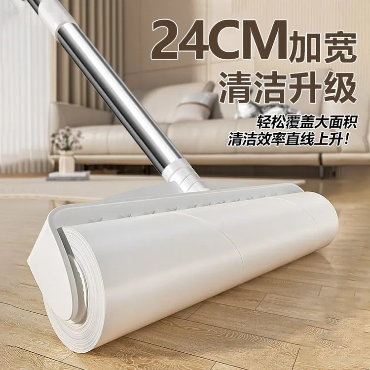 粘毛器滚筒长杆滚刷猫替换大黏沾床上扫地板灰尘吸头发神器可撕纸