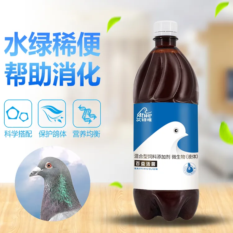 艾特唯【百益活菌】调节鸽子肠道jun群平衡