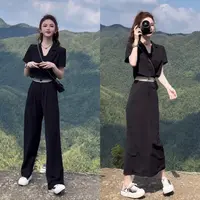 （纸片人）2025夏季新款冰感通勤气质纸片人显瘦西装套装