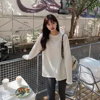 门店26&9！经典不落俗！一体澳绒软糯亲肤早春长袖打底T恤女D00077