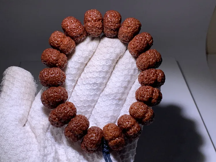 【2025年菠萝蜜纽扣中结者】尼泊尔大金刚菩提手串