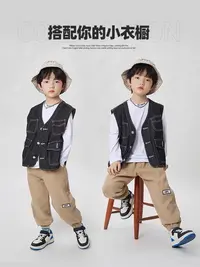 26688高端专享秋款牛仔马甲黑色（简沿）