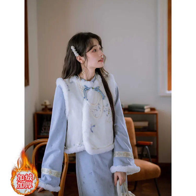 新中式国风短款毛呢黄色大衣外套女秋冬独特超好看爆款小个子大衣