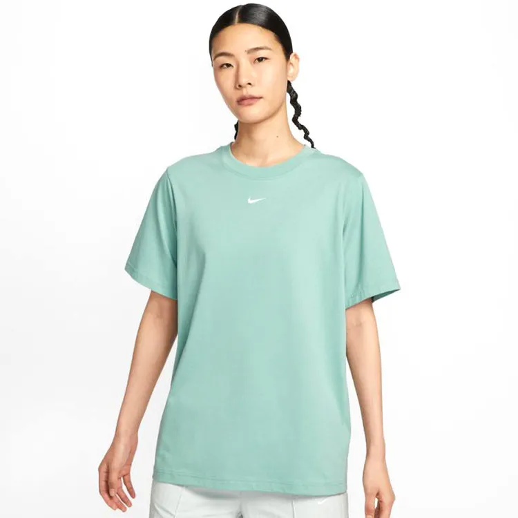 NIKE耐克女子AS W NSW TEE ESSNTL LBR针织无领短T恤FD4150-017
