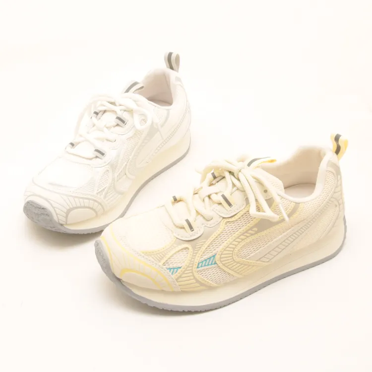 7202早秋新款系带透气网面阿甘鞋女ins潮时尚潮流厚底运动休闲鞋