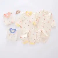 【易帛专享】纯棉连体衣爬服秋冬长袖婴儿幼儿宝宝单层连身衣无骨