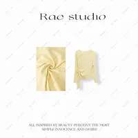 【Rae】设计师款假两件飘带多种穿法小开衫r643