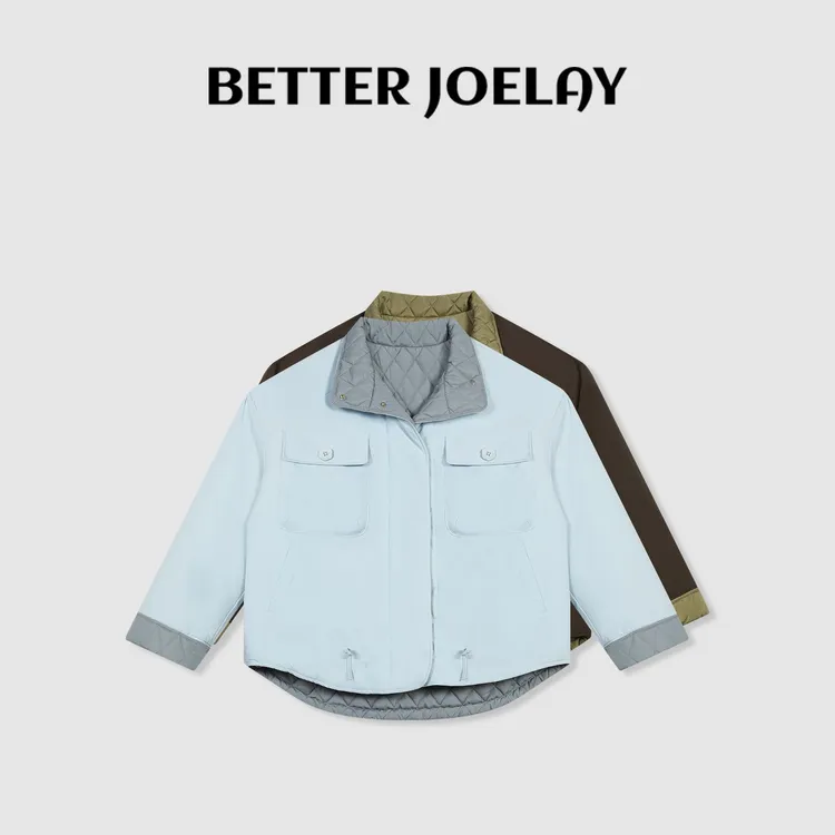 BETTER JOELAY-【雾灰小暖】时尚棉服保暖百搭休闲通勤风Z4932