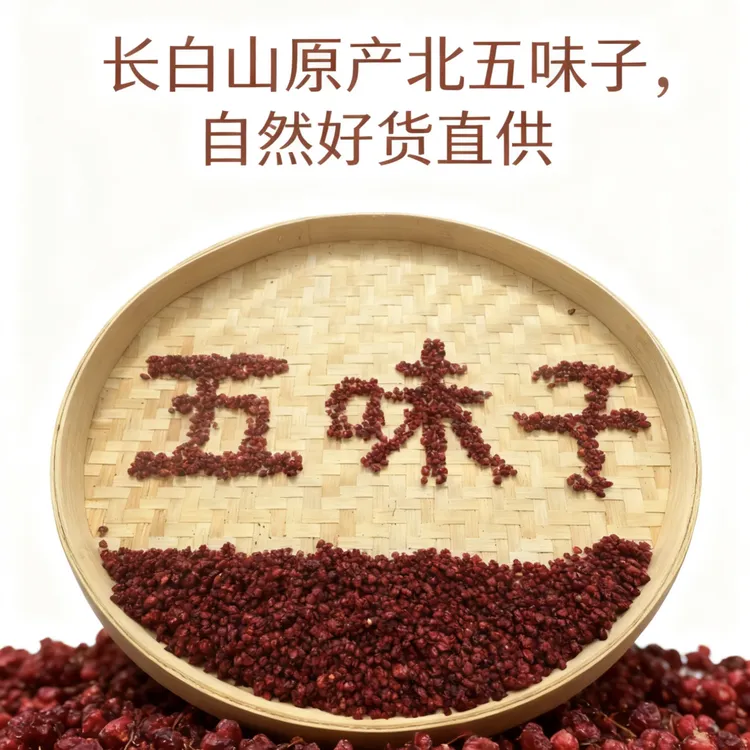 长白山五味子大粒籽肉厚油性好可泡水泡酒滋补养生中药材