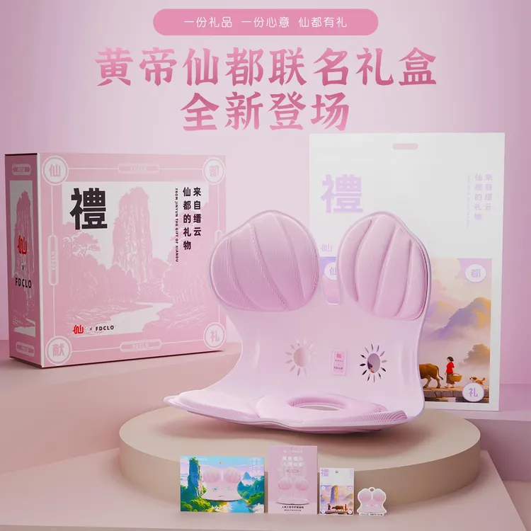 芙迪洛缙云仙都联名人体工学办公坐姿椅护腰座椅靠背垫护腰坐垫