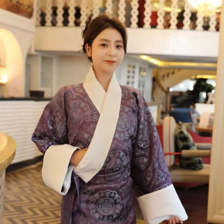 新配色修身藏袍女士双层内胆～人丝面料
