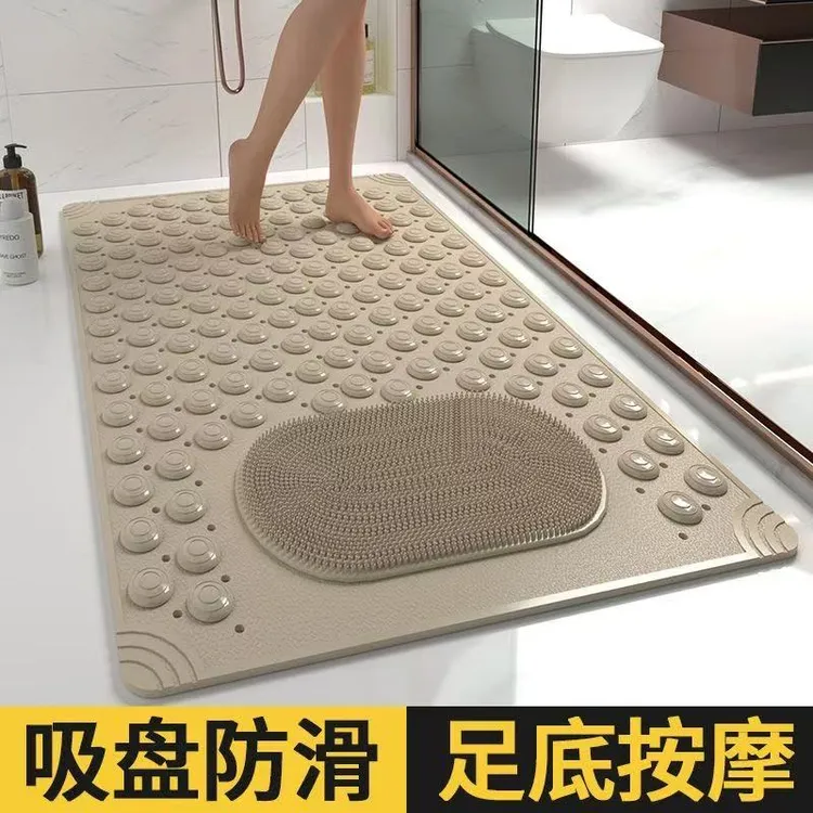 浴室防滑垫老人儿童家用防摔按摩脚垫卫生间门口专用地垫淋浴房垫