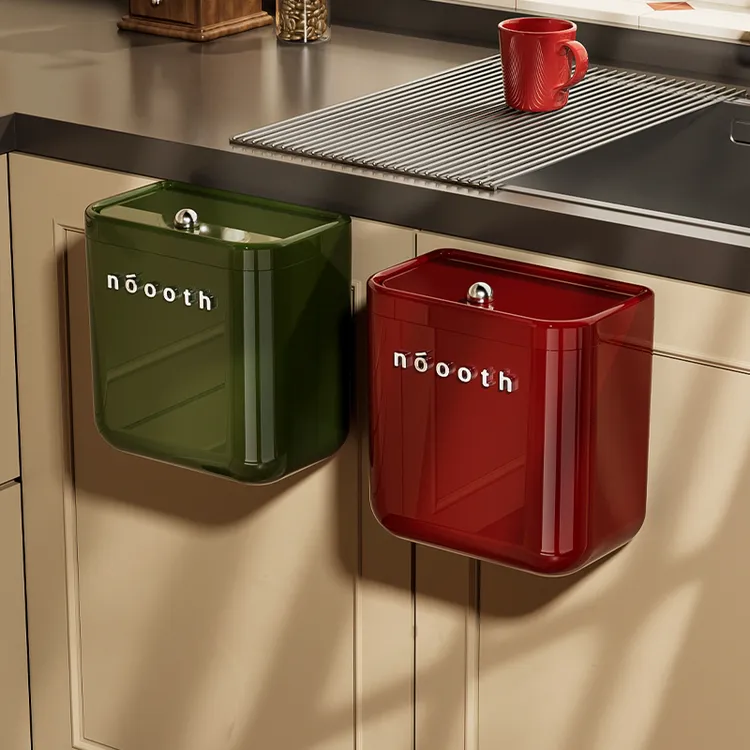诺室厨房垃圾桶挂式家用厨房专用免弯腰厕所垃圾筒大号厨余收纳桶
