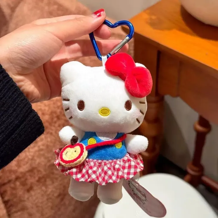 hellokitty三丽鸥凯蒂猫包包挂件毛绒公仔钥匙扣书包挂饰玩偶卡通