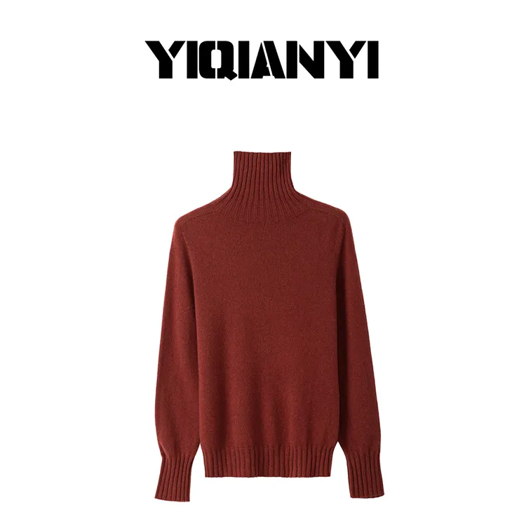 常规常规款针织衫女士秋冬百搭高领毛简约宽松毛衣