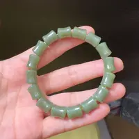 颈饰未镶嵌和田玉竹节手串卡10