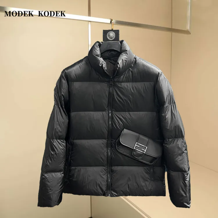 MODEK KODEK高级感潮牌男士短款羽绒服冬季新款时尚保暖立领外套