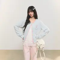 umoumo乌蘑【初秋新款】圆领毛针织衫温柔女装长袖上衣UMOMY13307