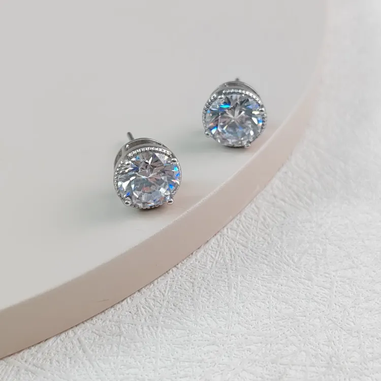 XUPING/旭平首饰 合金合成锆石耳饰 【潘生福利】 GDY X001066130