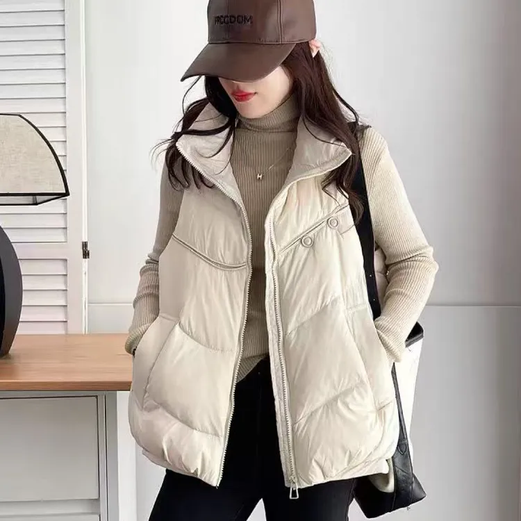 2025新款百搭休闲短款宽松显瘦马甲女韩版保暖