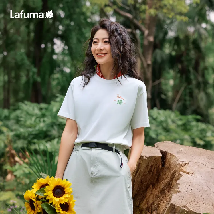 LAFUMA乐飞叶户外25春夏防紫外线UPF40+T恤女士凉感短袖LFTS5BS63