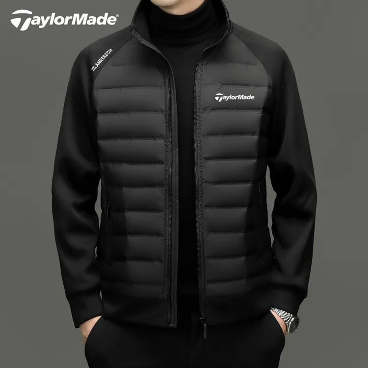 Taylormade泰勒梅冬季轻薄保暖羽绒服男士高尔夫户外运动夹克外套